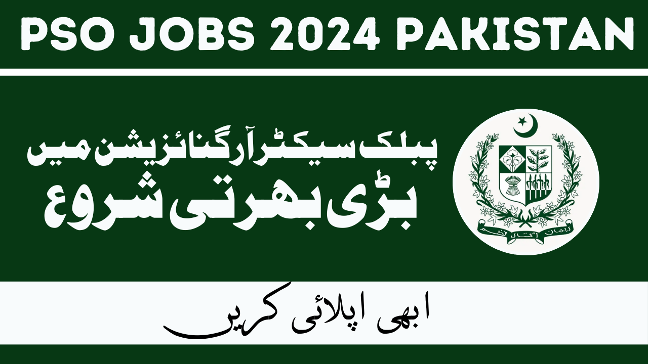 Public Sector Organization Jobs Jan 2024 in Pakistan